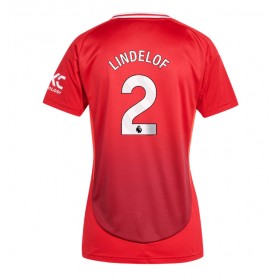 Manchester United Victor Lindelof #2 Hemmakläder Dam 2024-25 Kortärmad